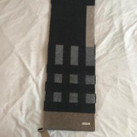 NWT Burberry Wool and Cashmere Color Block Mega Check Blanket Scarf - Picture 8 of 11